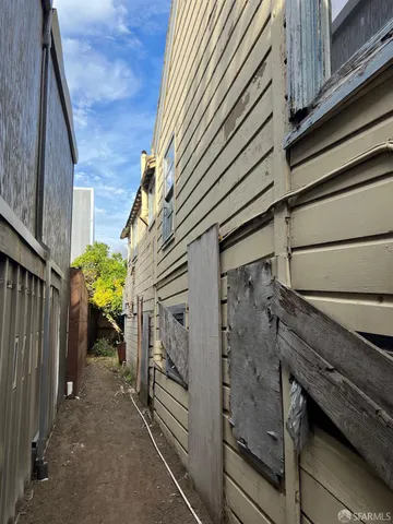 a view of a house with a window