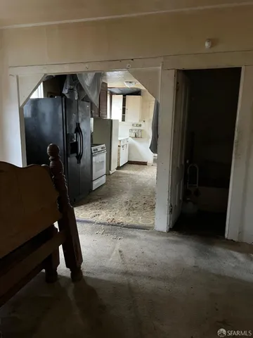 a view of a car garage