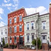 a front view of a multi story building