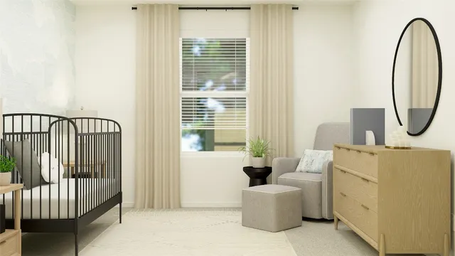 a view of living room and furniture