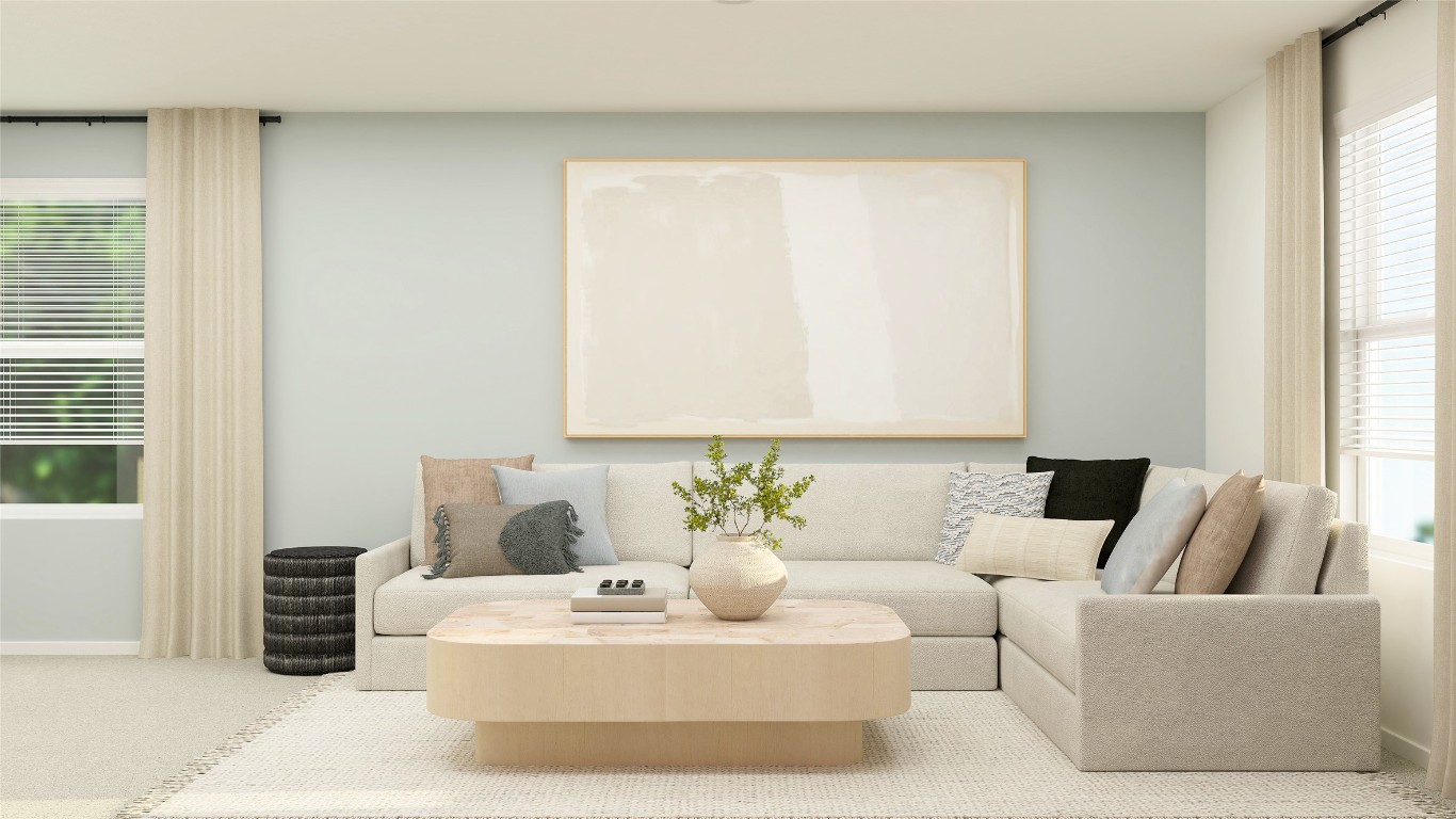 427 Silvercloud Drive Lockhart, TX 78644 - Photo 24 of 37 a living room with furniture and a large window
