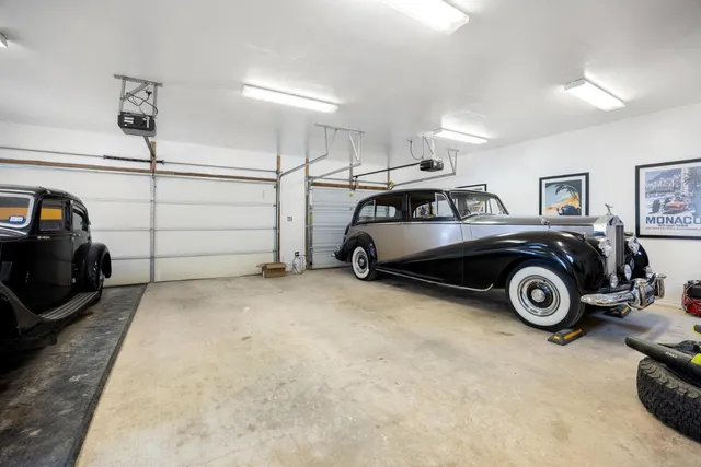 a view of car garage