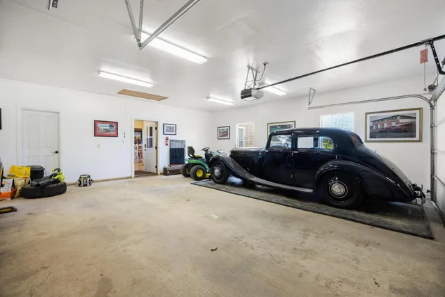 a view of car garage