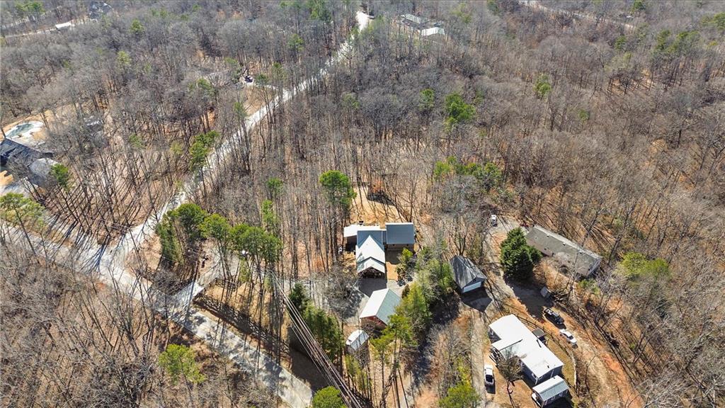 308 Hugh Stowers Road Dawsonville, GA 30534 - Photo 80 of 81 an aerial view of residential houses with outdoor space