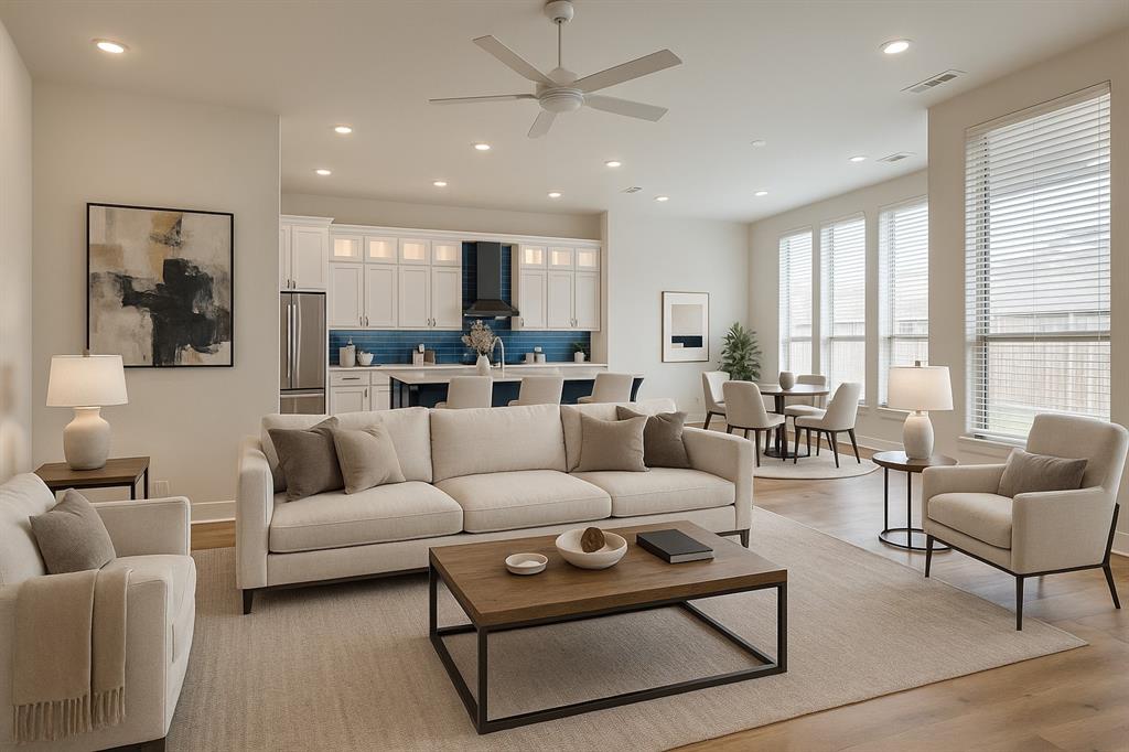 4400 Rocky Rdg Trail Little Elm, TX 75068 - Photo 15 of 40 a living room with furniture and a large window