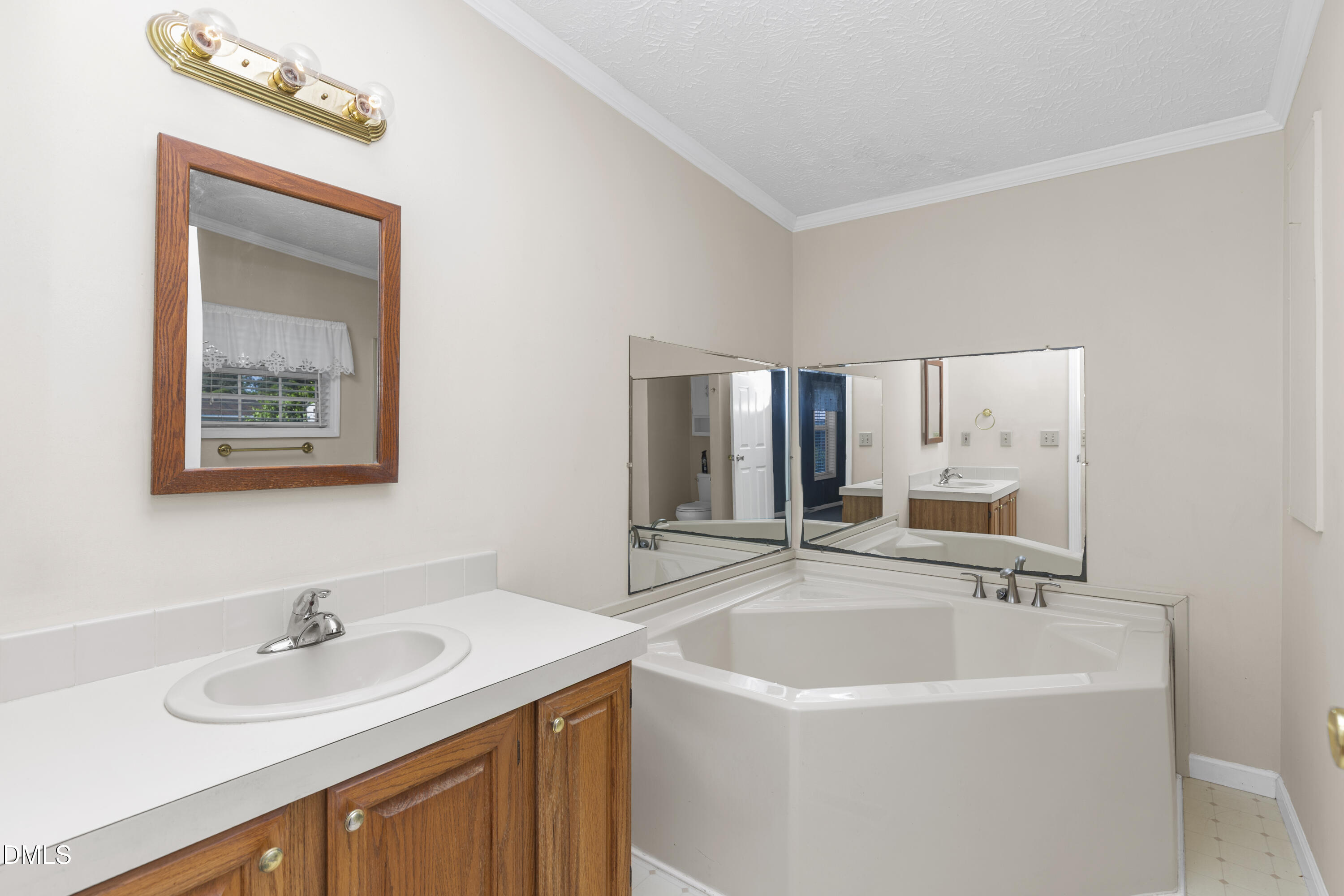 199 Iris Bryant Road Erwin, NC 28339 - Photo 12 of 33 a bathroom with a sink and a mirror