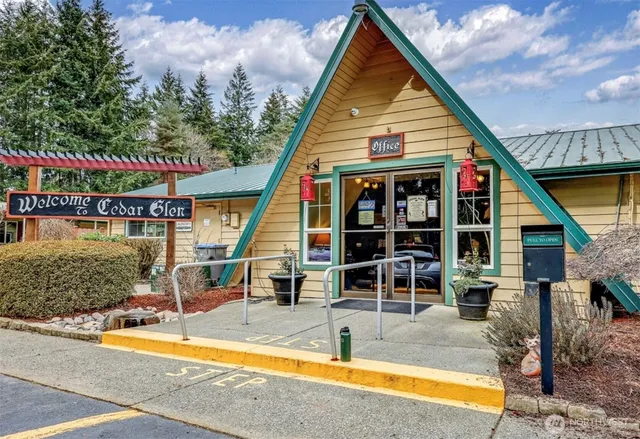 a view of yard with outdoor seating
