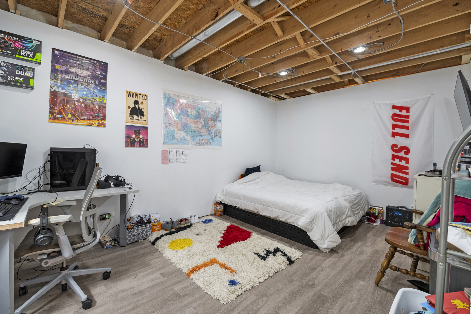 25420 Spring Street Manhattan, IL 60442 - Photo 22 of 27 a bedroom with a bed and a desk