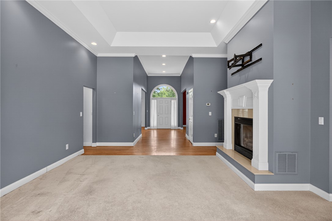 106 Newington Circle Anderson, SC 29621 - Photo 8 of 27 This inviting interior features a cozy fireplace, setting a perfect ambiance for relaxation and gatherings.