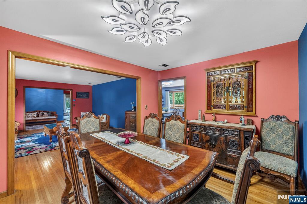 5110 Berkshire Valley Road Oak Ridge, NJ 07438 - Photo 10 of 49 a view of a dining room with furniture window and outside view