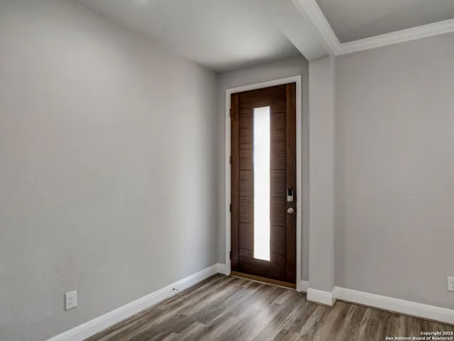 wooden floor in an empty room