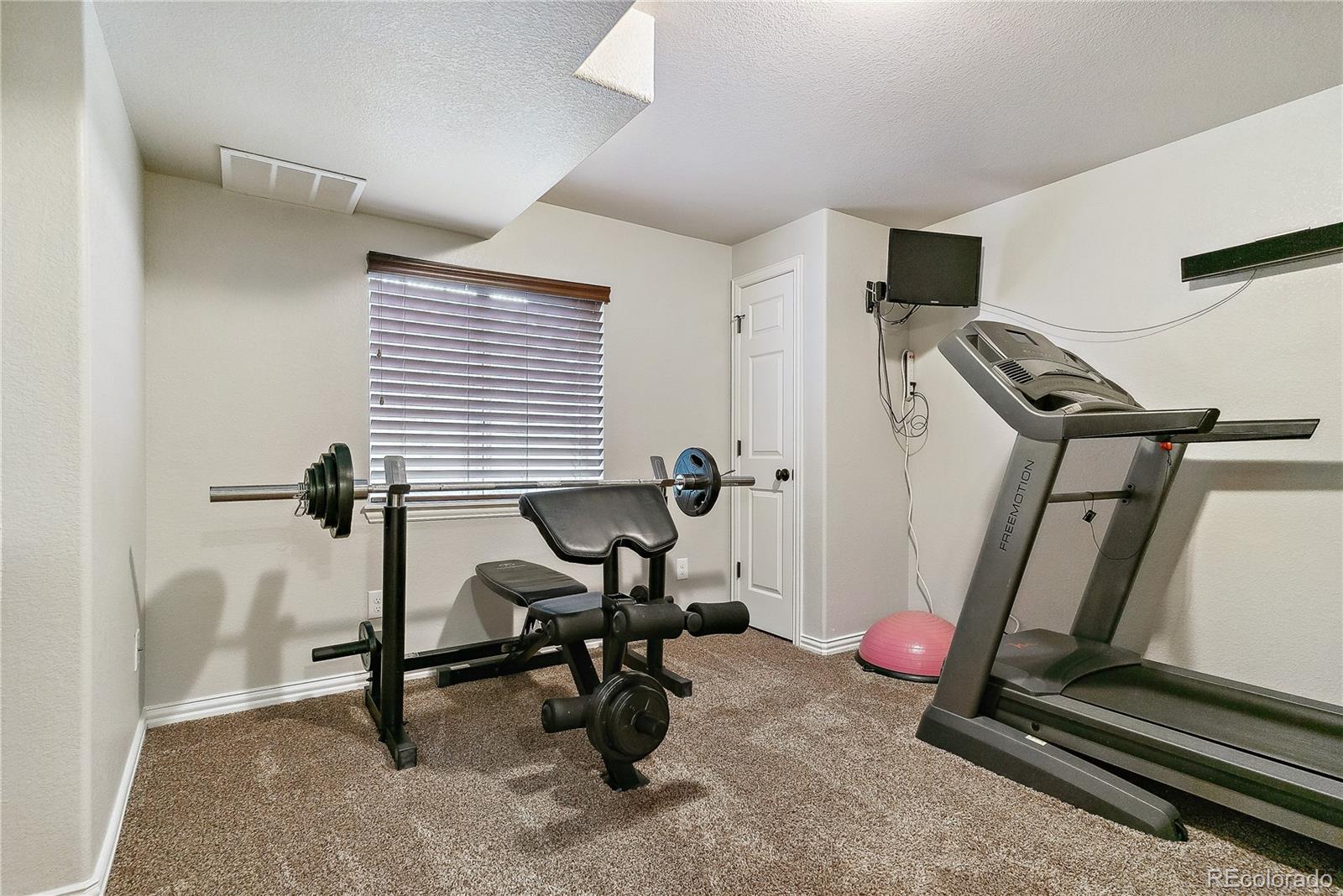 3477 Softwind Point Castle Rock, CO 80108 - Photo 43 of 50 a view of a room with gym equipment