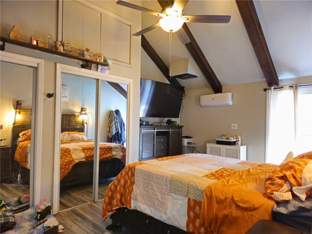 1088 Burns Road Kennerdell, PA 16374 - Photo 28 of 49 a bed room with a bed and a mirror