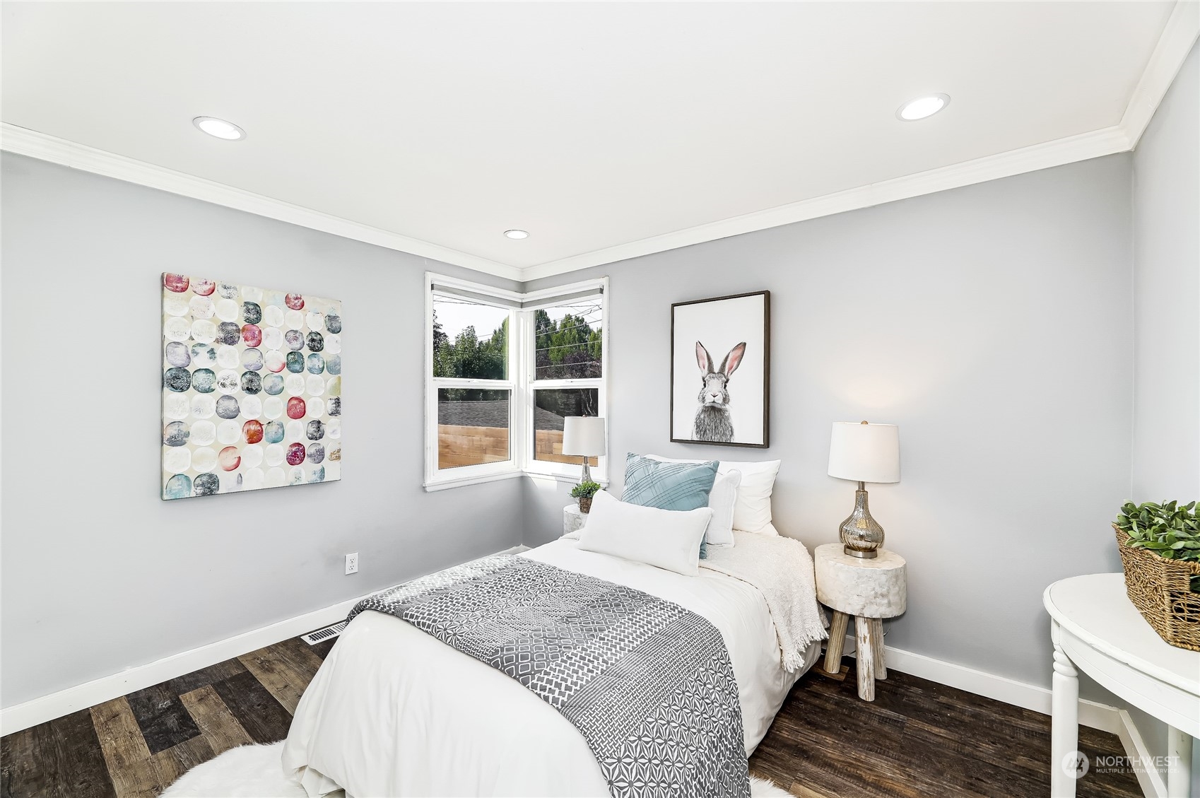 365 Northwest 47th Street Seattle, WA 98107 - Photo 15 of 31 a bedroom with a large bed and a window
