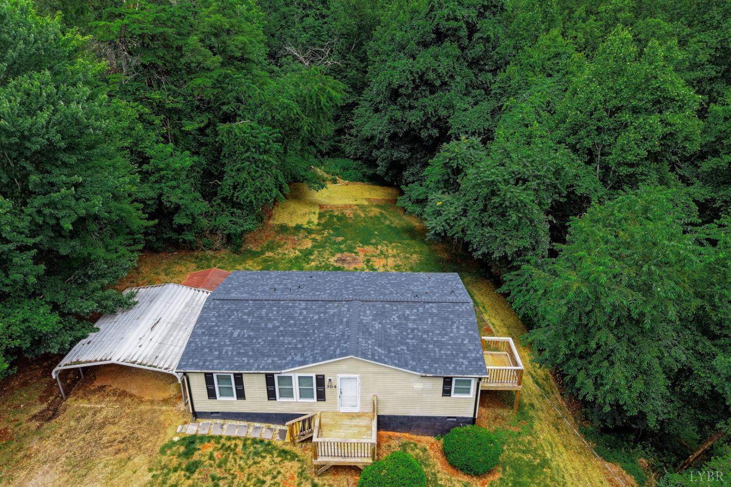 304 Ridgelake Road Goodview, VA 24095 - Photo 28 of 29 an aerial view of a house