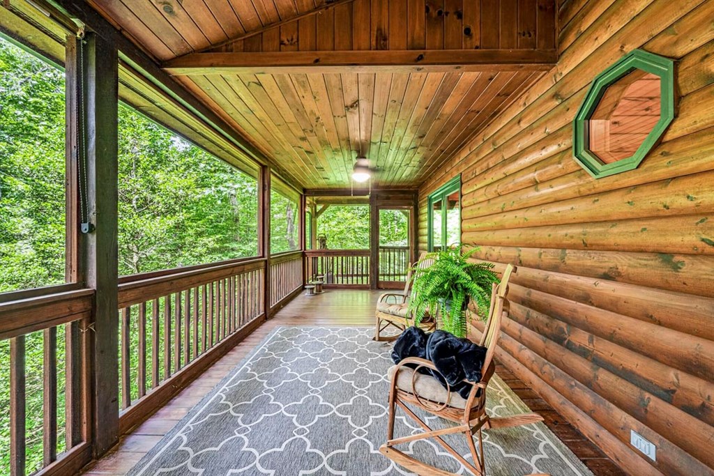 115 Lakota Trail Blue Ridge, GA 30513 - Photo 16 of 49 a porch with seating space