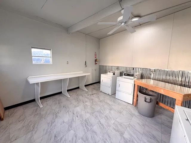 a room with storage and utility