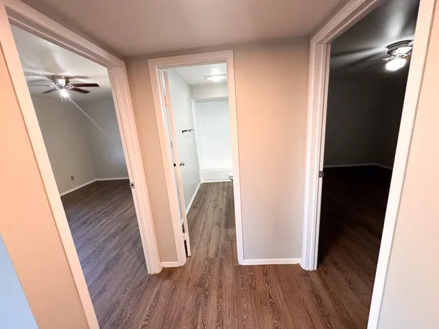 wooden floor in a gallery