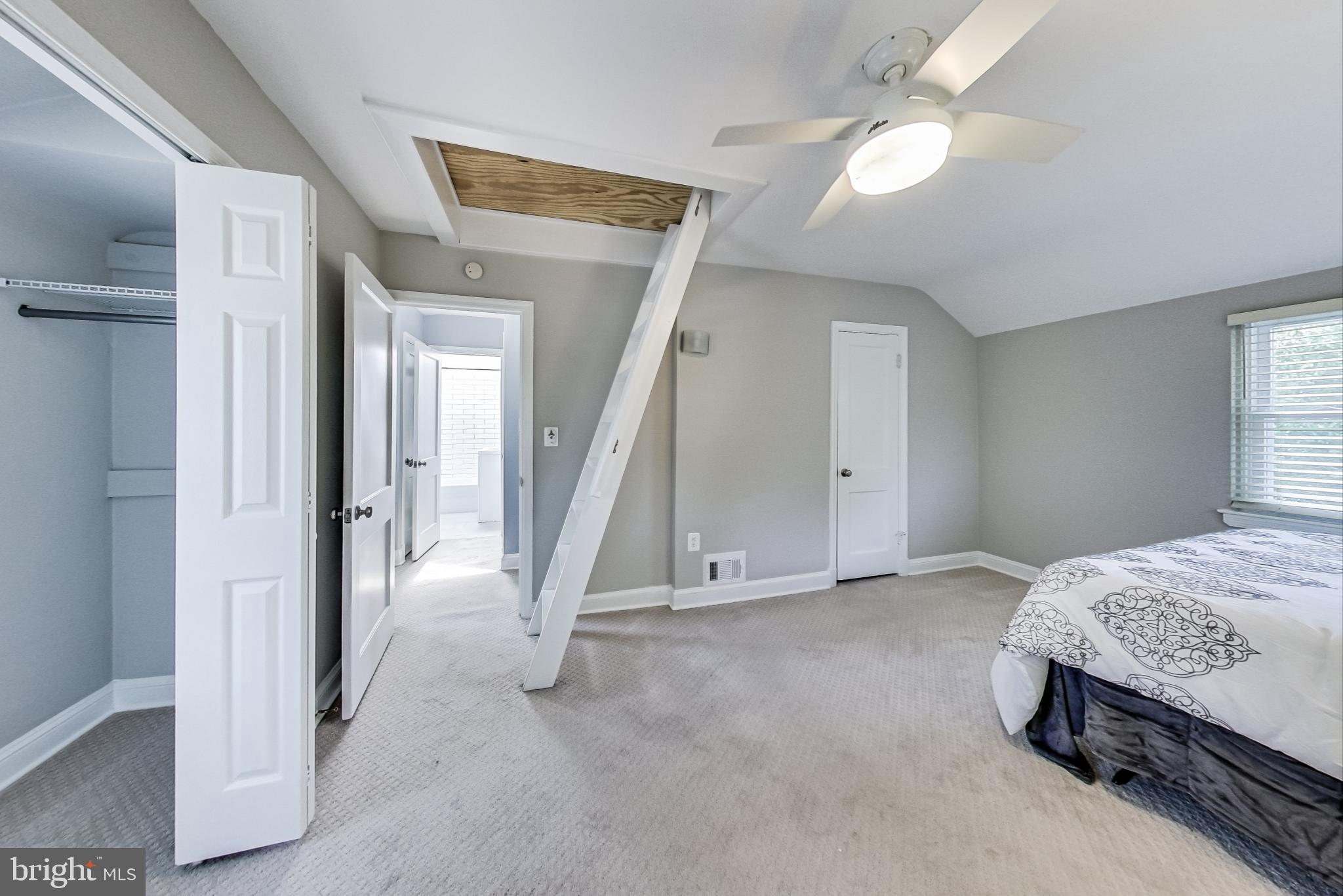 9901 Sidney Road Silver Spring, MD 20901 - Photo 24 of 52 Ladder leading to small loft/storage