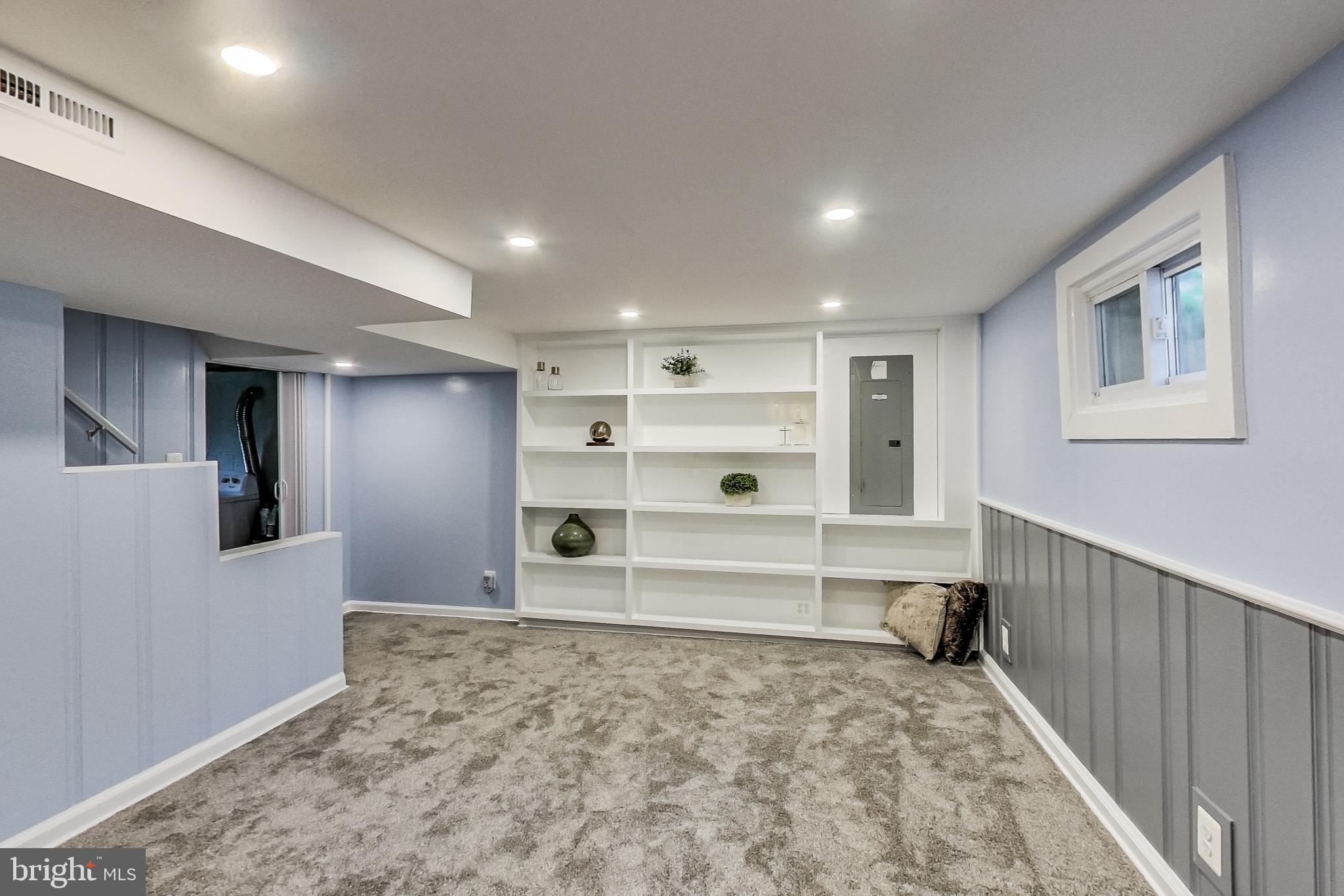 9901 Sidney Road Silver Spring, MD 20901 - Photo 33 of 52 Lower level/basement with built-ins