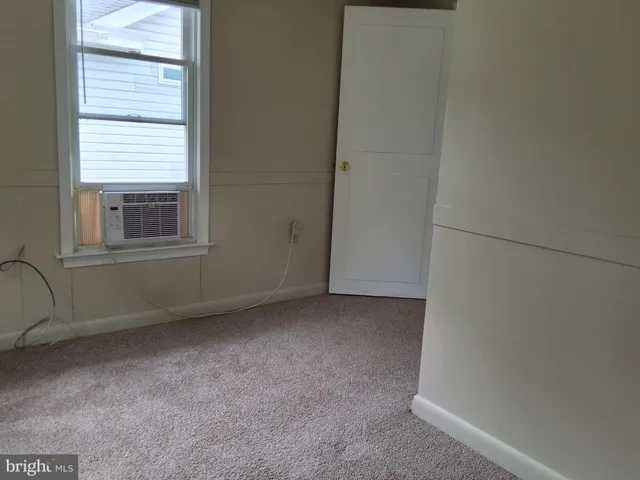 a view of a small space with window