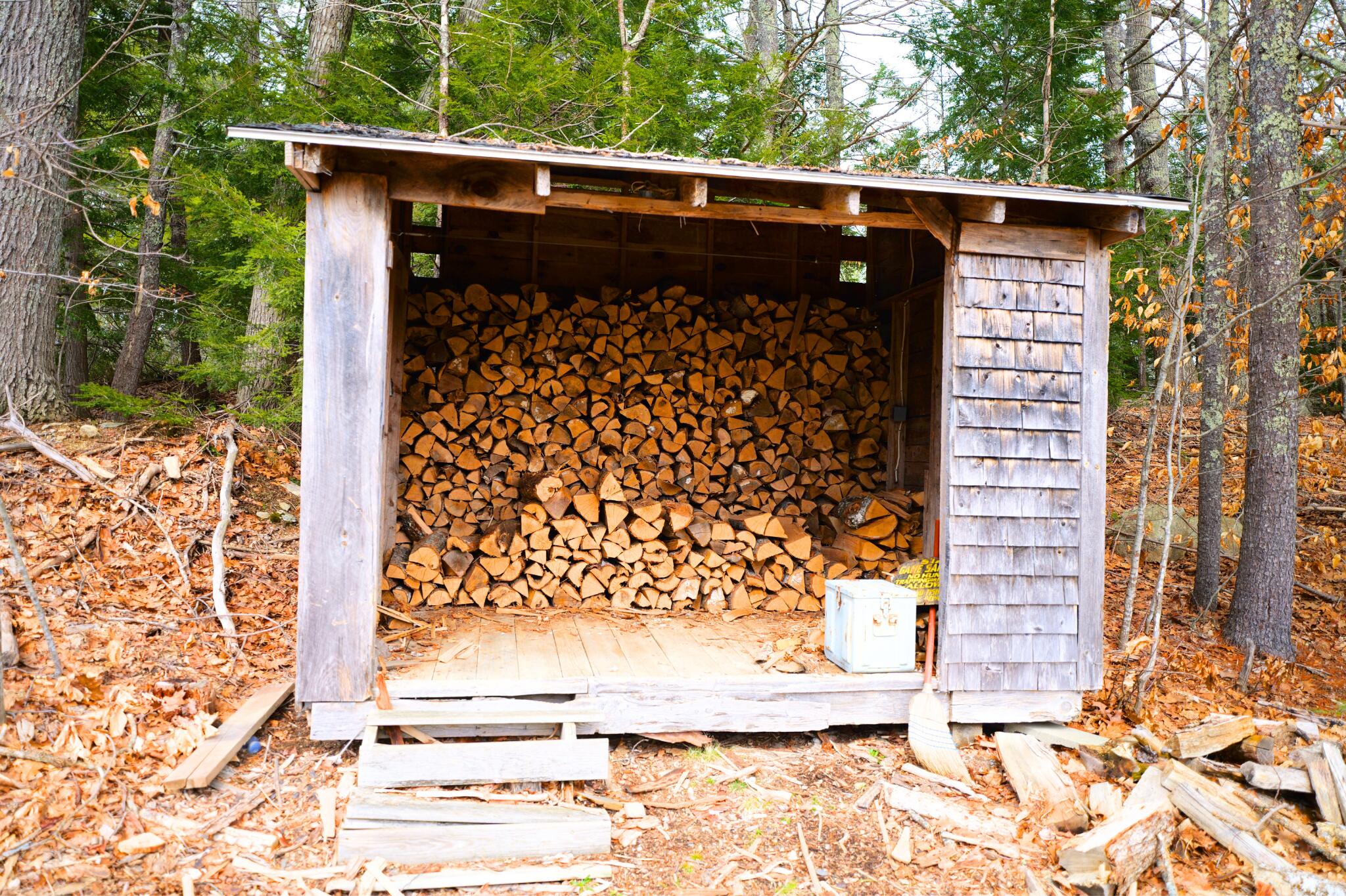 286 Wiscasset Road Whitefield, ME 04353 - Photo 25 of 40 Wood Shed