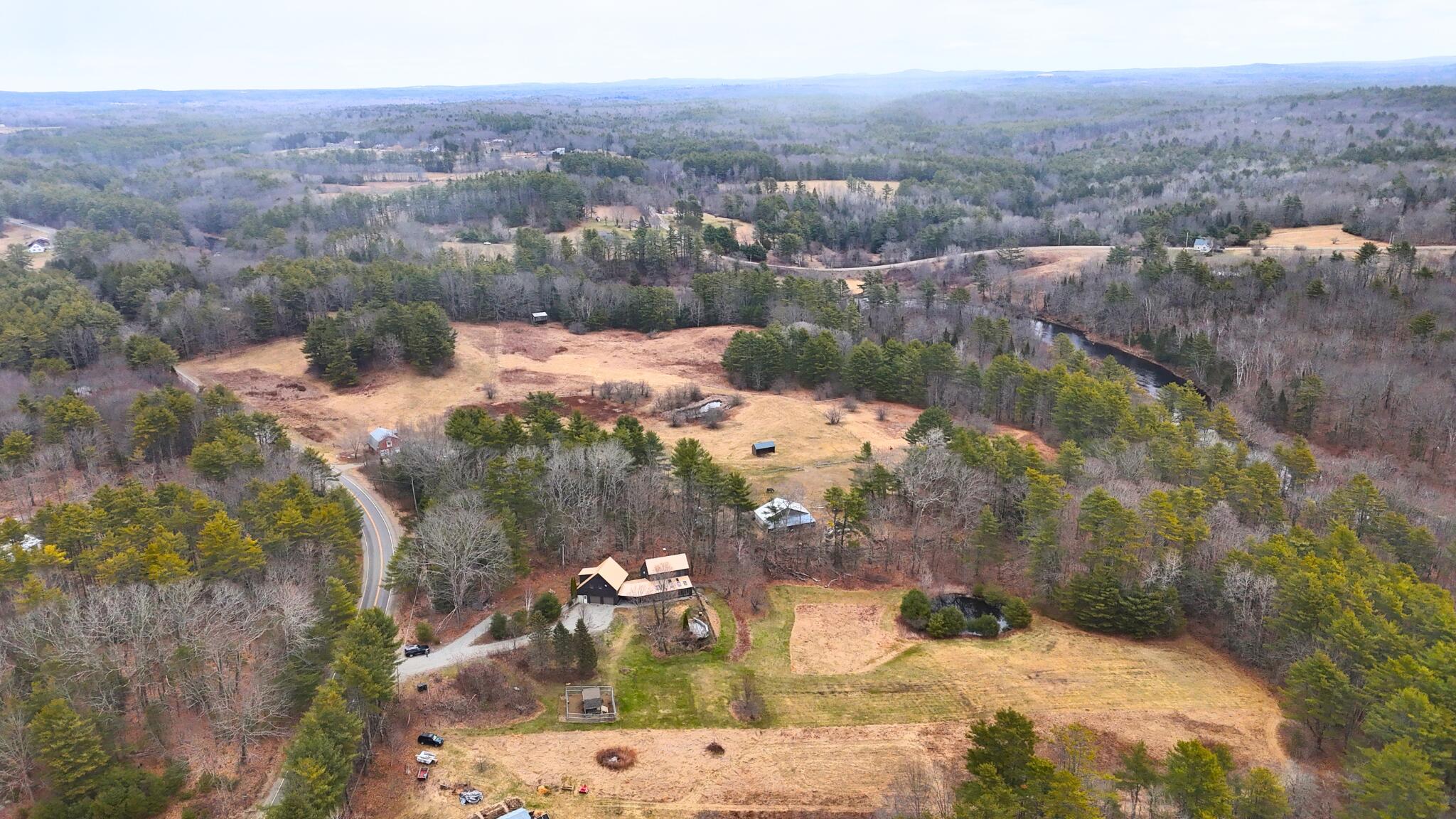 286 Wiscasset Road Whitefield, ME 04353 - Photo 37 of 40 Aerial (4)