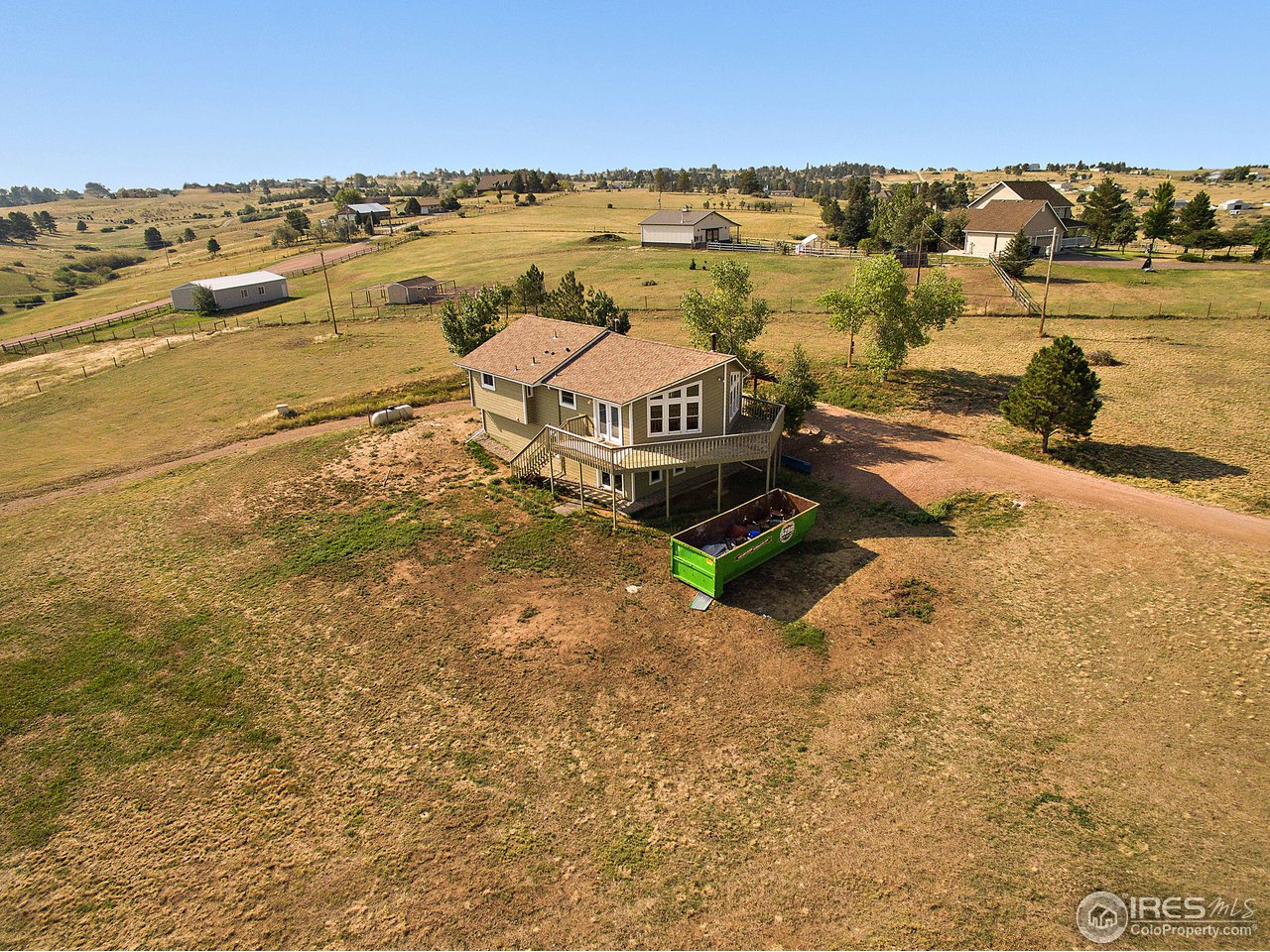 9088 North Awl Road Parker, CO 80138 - Photo 29 of 40 a view of a city and ocean view