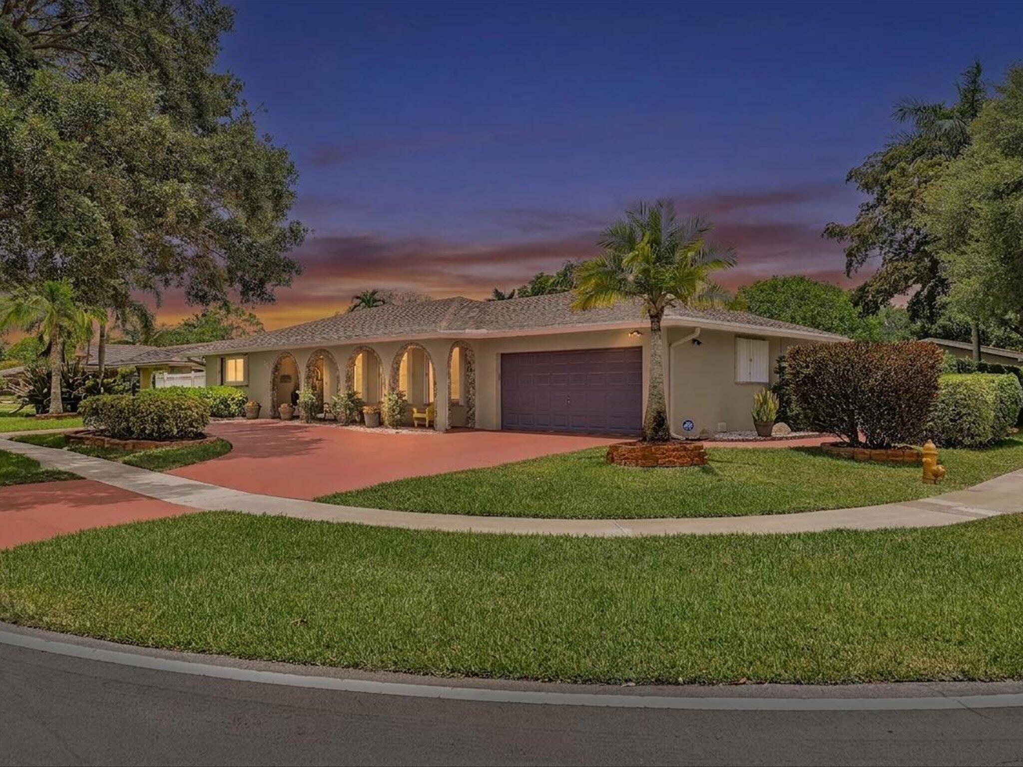 7381 Southwest 9th Street Plantation, FL 33317 - Photo 1 of 62 Large Corner Lot