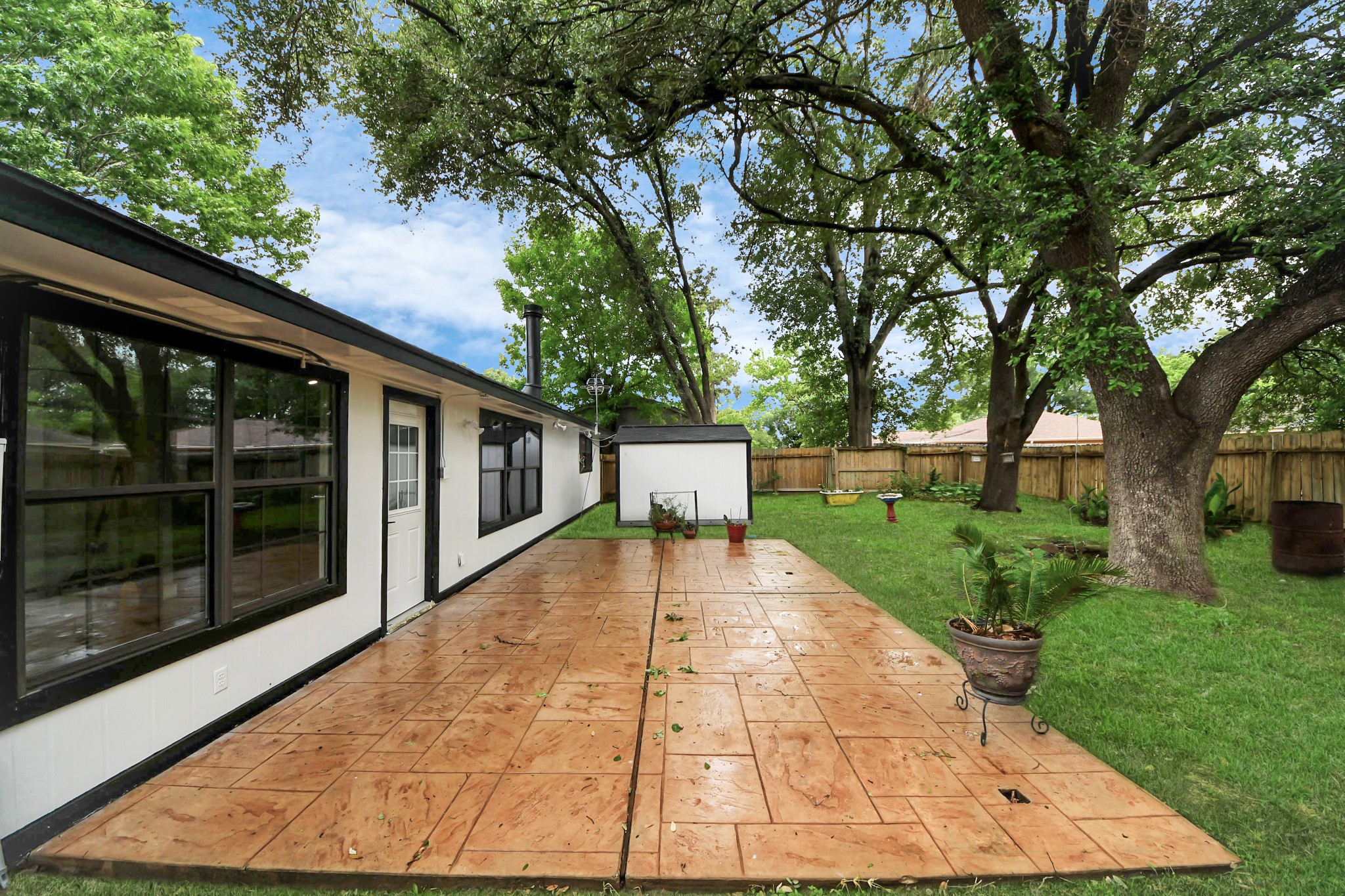 20010 Cottonglade Lane Humble, TX 77338 - Photo 23 of 27 a view of backyard with green space