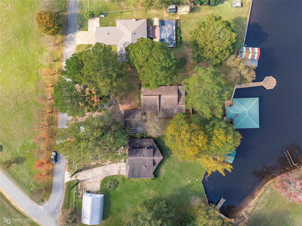 114 Quail Trail Homer, LA 71040 - Photo 36 of 40 an aerial view of a house with a yard