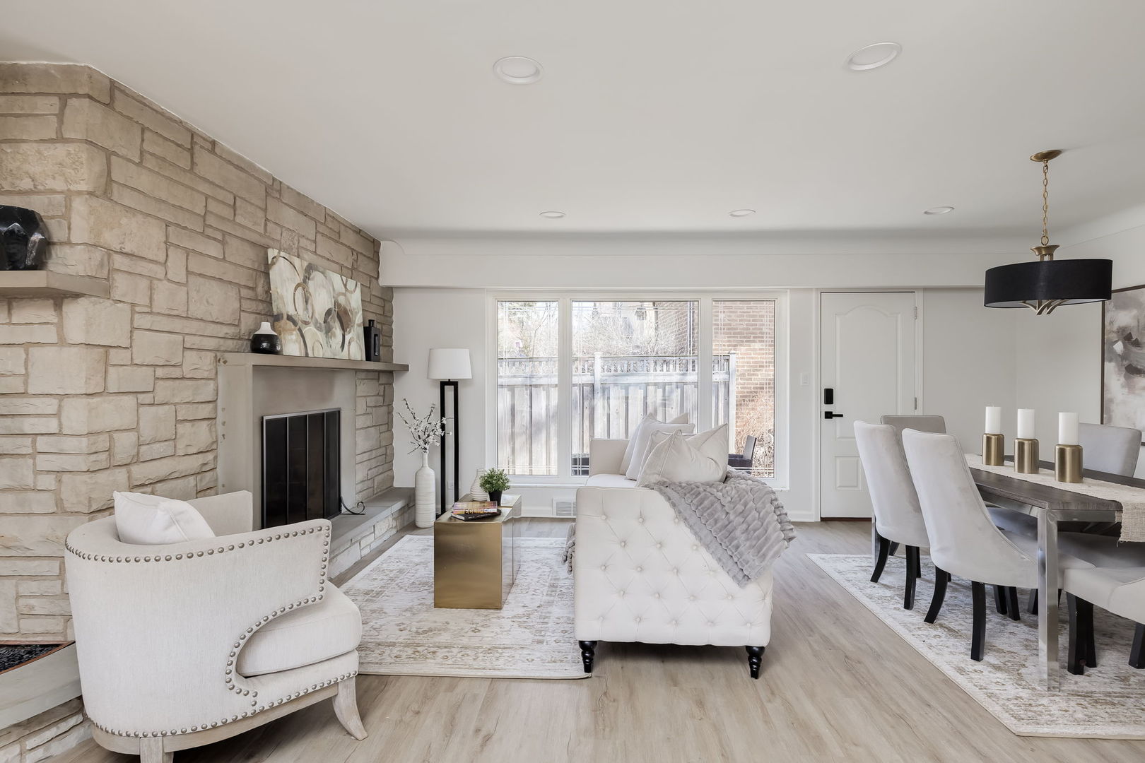 501 Byrd Road Riverside, IL 60546 - Photo 15 of 29 a living room with furniture and a fireplace