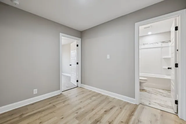 wooden floor in an empty room