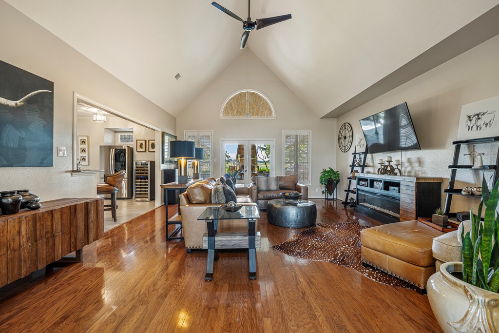 234 Nelson-rouse Road Fredericksburg, TX 78624 - Photo 9 of 41 a living room with furniture fireplace and rug