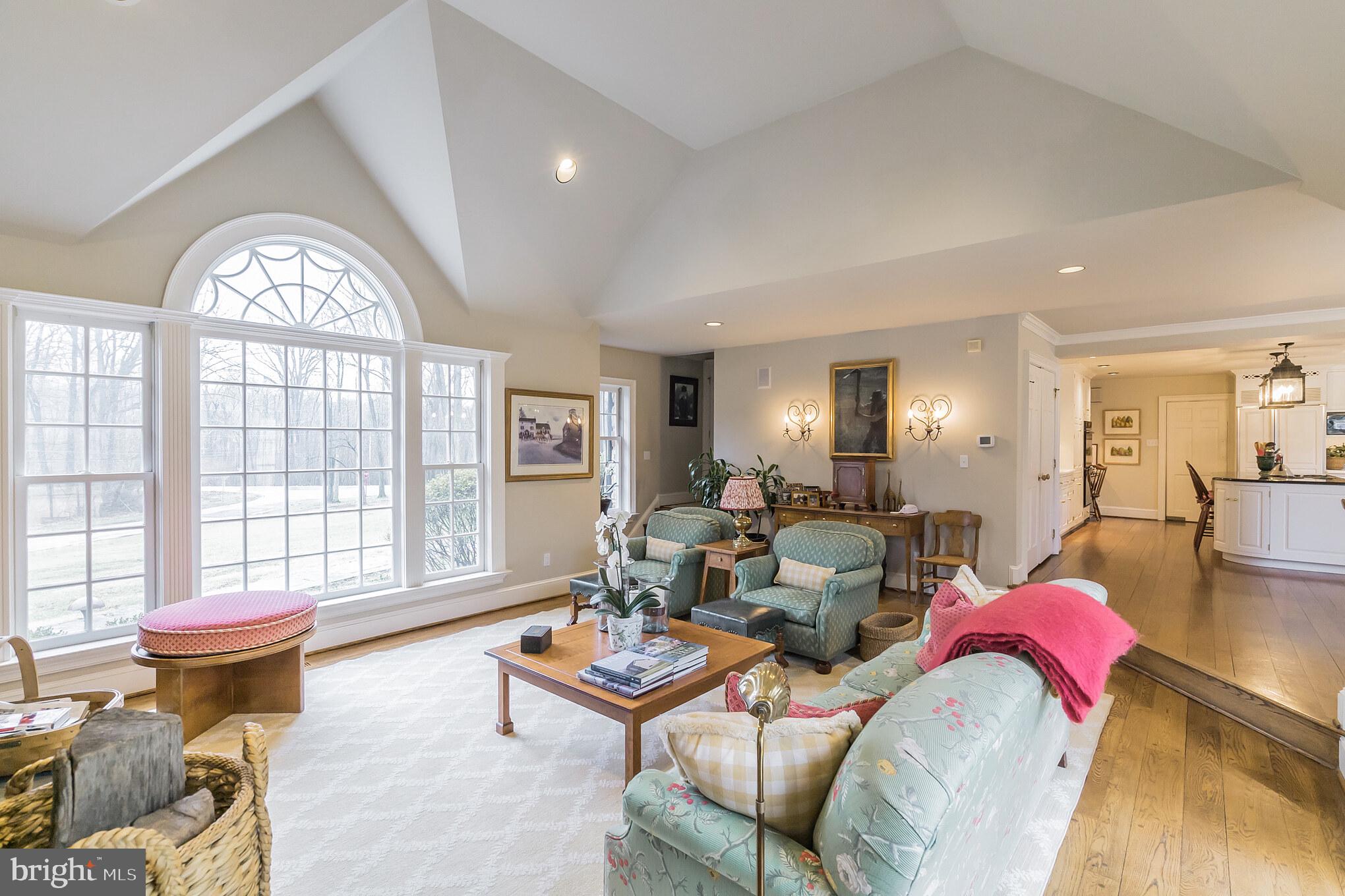 1 Sugarbrook Road Malvern, PA 19355 - Photo 21 of 56 Family room with vaulted ceiling.
