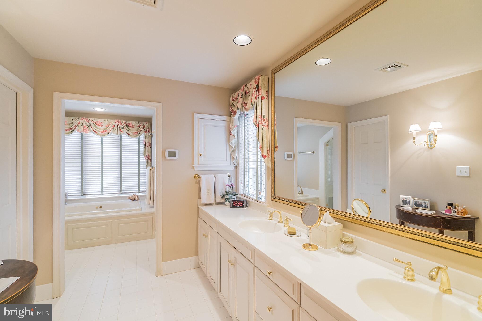 1 Sugarbrook Road Malvern, PA 19355 - Photo 29 of 56 Master en suite bathroom with double vanity.