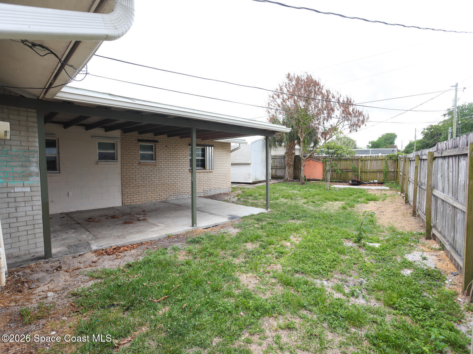 2375 Ricky Road Melbourne, FL 32935 - Photo 37 of 41 a view of a back yard of the house