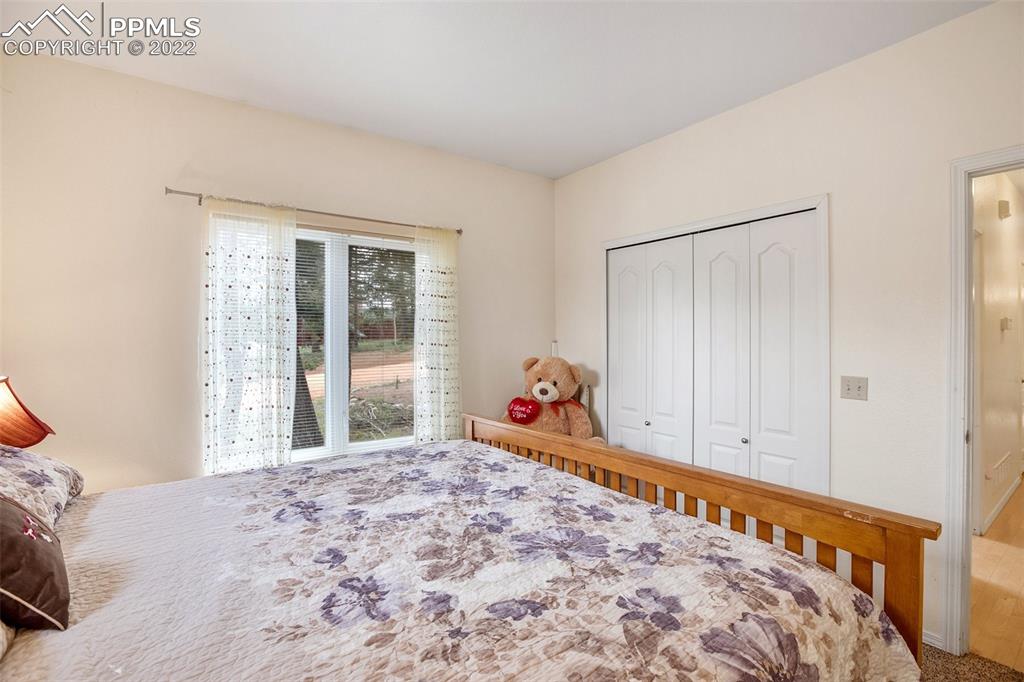 4053 Omer Lane Divide, CO 80814 - Photo 30 of 45 a bed room with a bed and a window