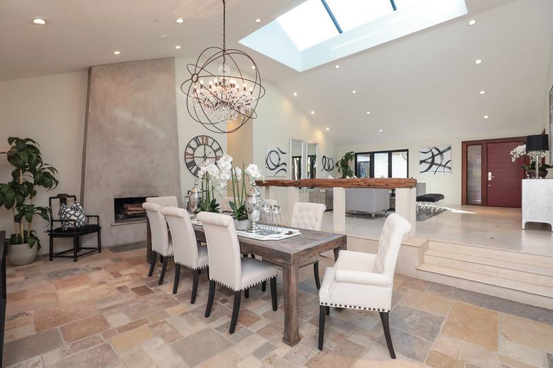 14480 Oak Place Saratoga, CA 95070 - Photo 12 of 50 a view of a dining room with furniture and wooden floor