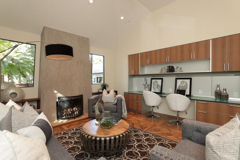 14480 Oak Place Saratoga, CA 95070 - Photo 18 of 50 a living room with furniture and a fireplace