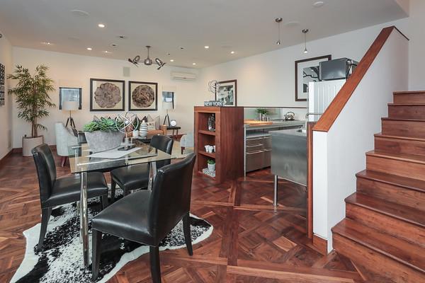14480 Oak Place Saratoga, CA 95070 - Photo 38 of 50 a view of a dining room with furniture wooden floor and kitchen