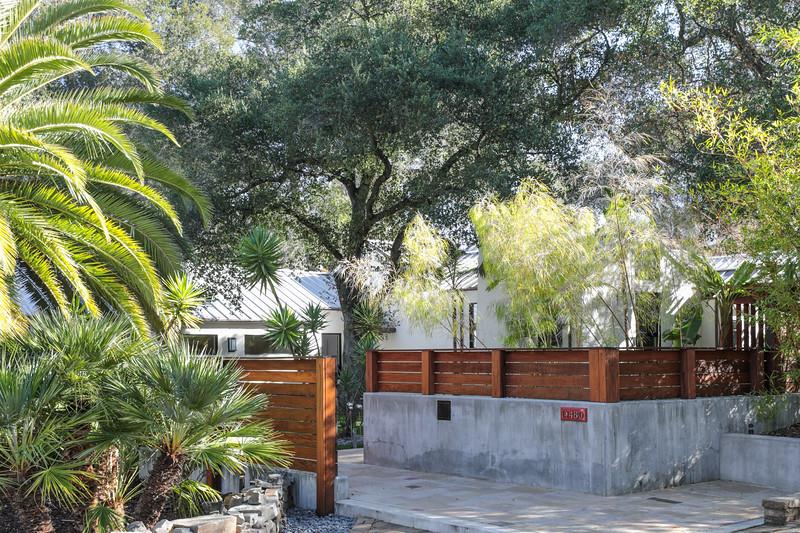 14480 Oak Place Saratoga, CA 95070 - Photo 6 of 50 a view of a yard with plants and trees