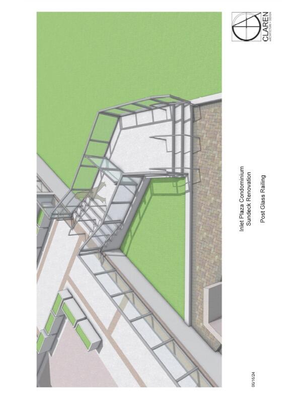 6885 North Ocean Boulevard, Unit 3040 Ocean Ridge, FL 33435 - Photo 67 of 69 Inlet Plaza Post Railing Rendering pg. 2