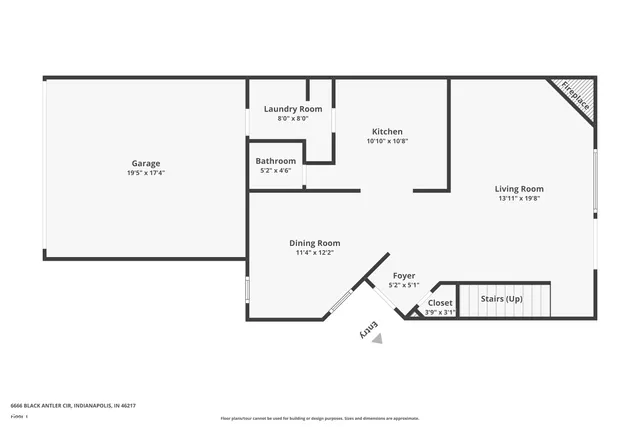 $1,900 | 6666 Black Antler Circle, Indianapolis, IN 46217