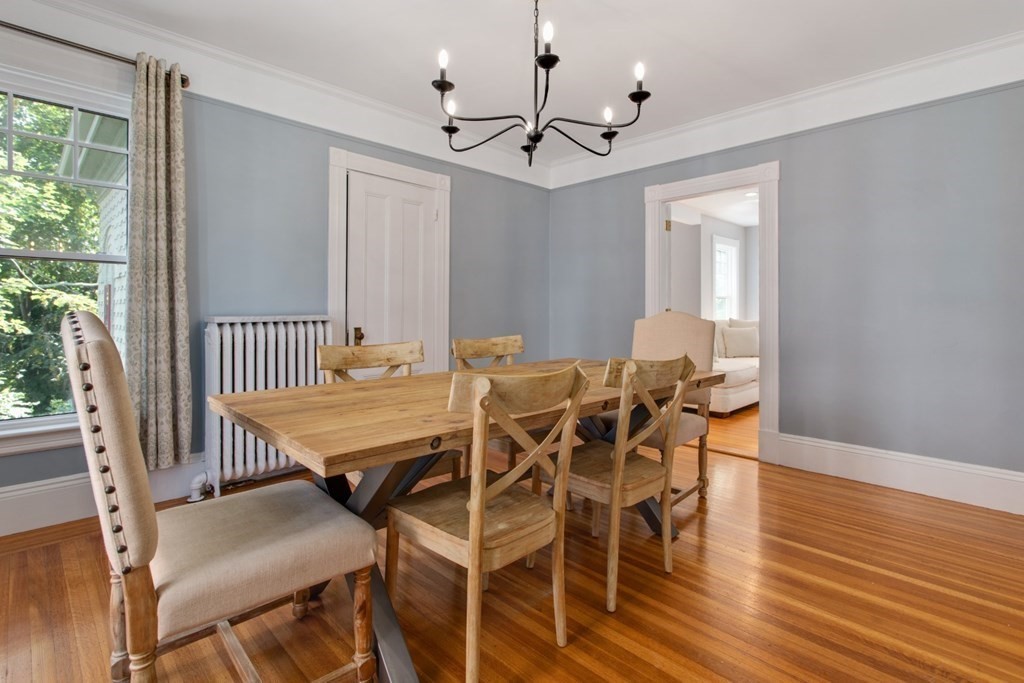 28 Wave Street, Unit 2 Lynn, MA 01902 - Photo 16 of 36 a view of a dining room with furniture and wooden floor