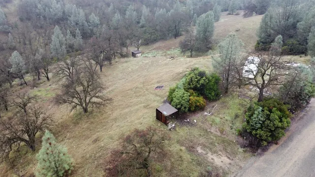 a view of balcony with wooden floor