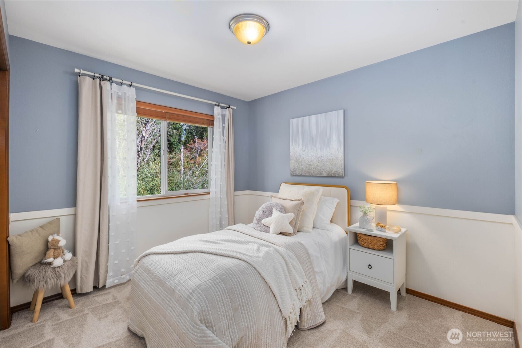 18705 3rd Avenue West Bothell, WA 98012 - Photo 19 of 35 a bedroom with a bed and a lamp