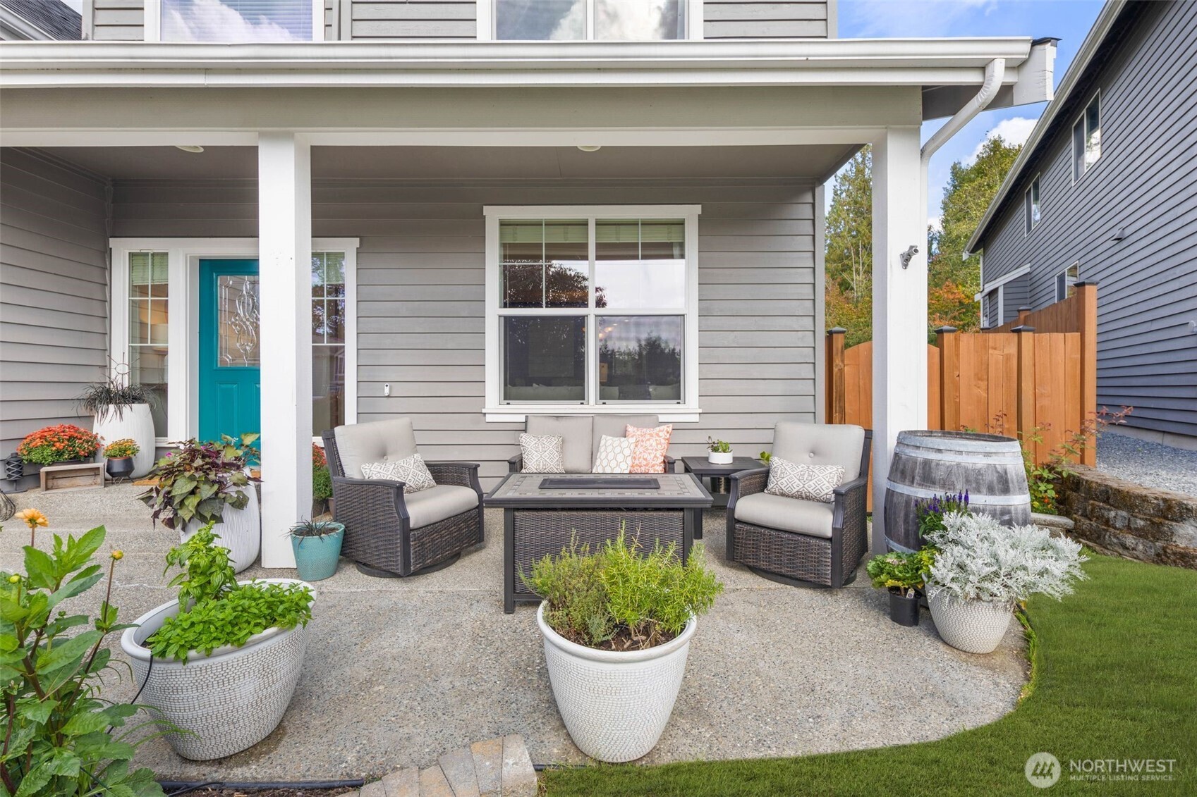 18705 3rd Avenue West Bothell, WA 98012 - Photo 2 of 35 a view of a patio with couches and a potted plant