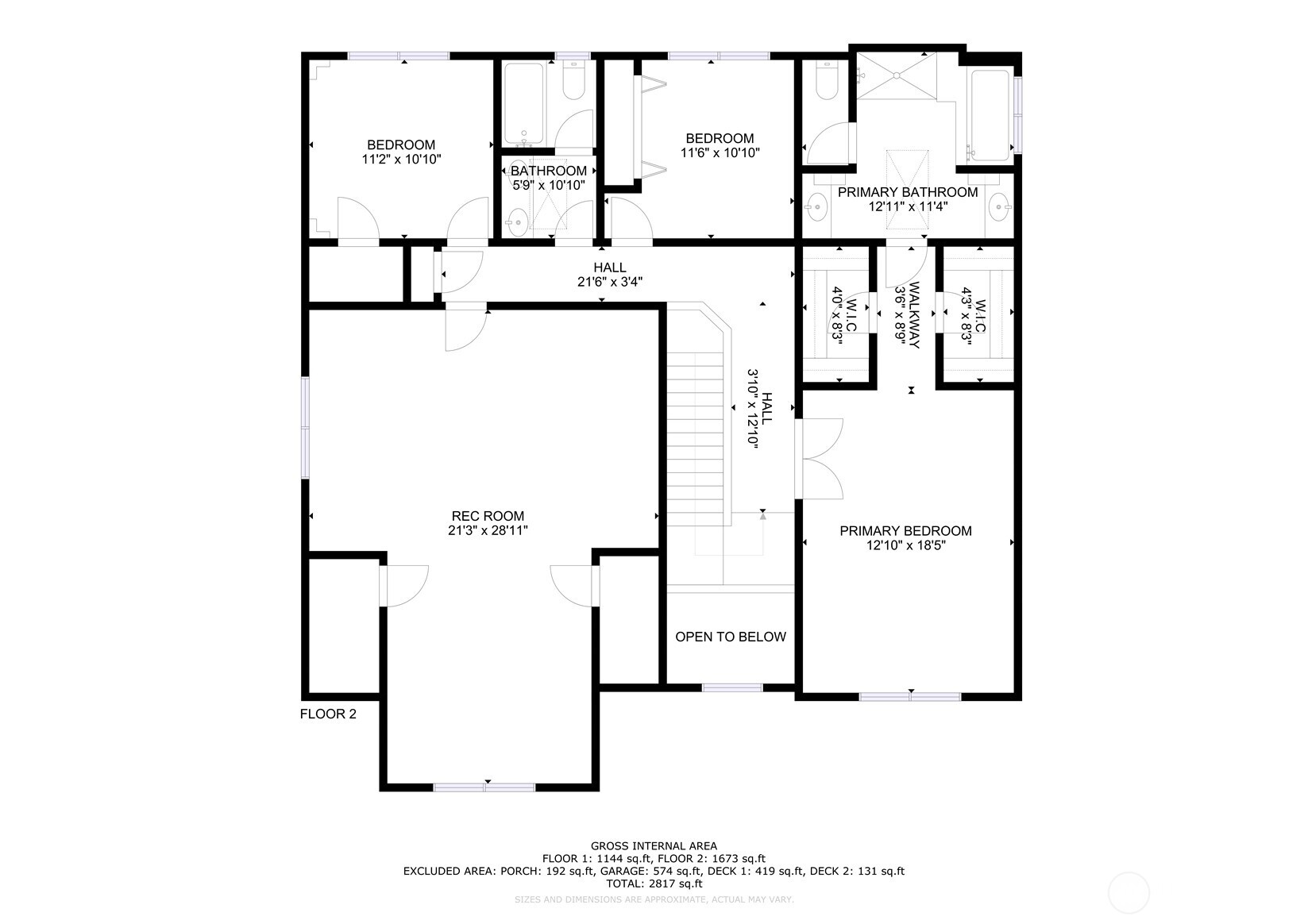18705 3rd Avenue West Bothell, WA 98012 - Photo 34 of 35 a picture of a floor plan