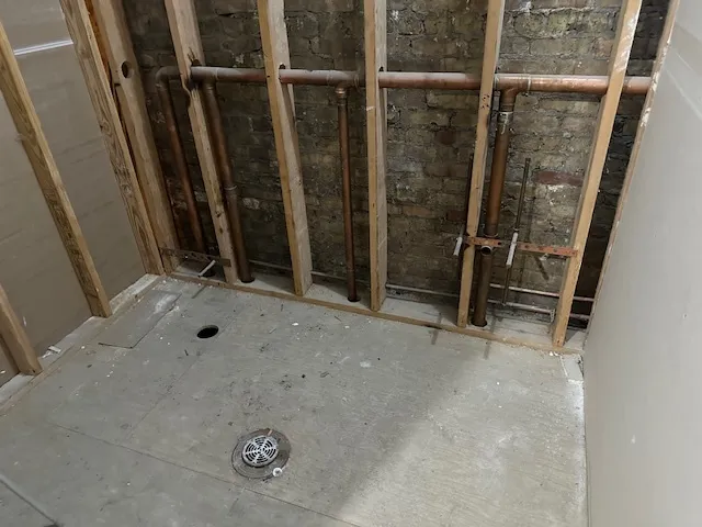 a view of water heater room